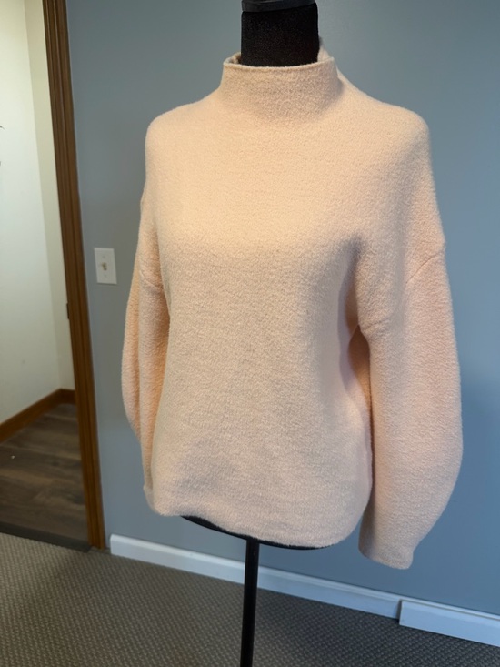 Tahari Sweaters - Tahari Soft Knit Sweater Medium Light Pink Turtleneck Cozy Minimalist NWOT